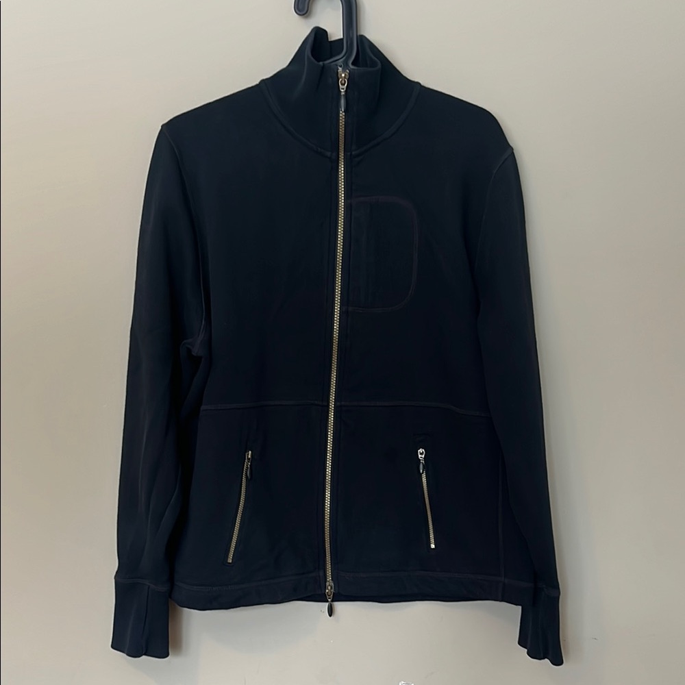 Jockey Black Zip-Up Jacket